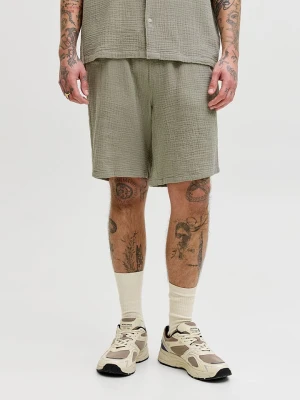 Jack & Jones Szorty "Jaiden" w kolorze khaki rozmiar: L