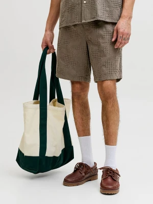 Jack & Jones Szorty "Jaiden" w kolorze szarobrązowym rozmiar: M
