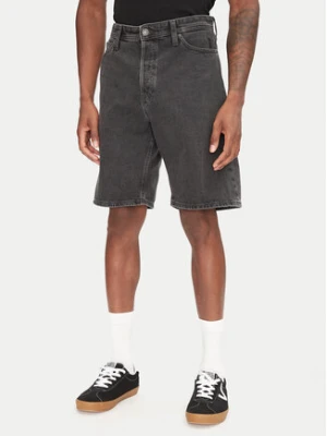 Jack&Jones Szorty jeansowe Alex 12269532 Czarny Baggy Fit