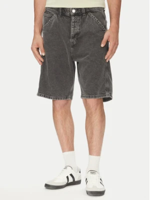 Jack&Jones Szorty jeansowe Alex 12273238 Szary Baggy Fit