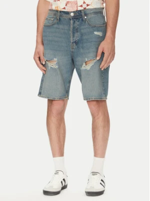 Jack&Jones Szorty jeansowe Alex 12274957 Niebieski Loose Fit