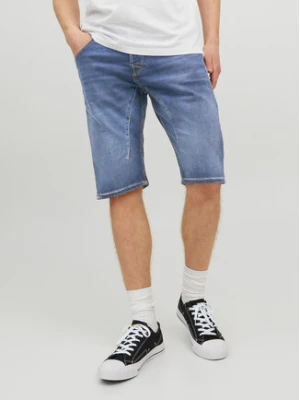 Jack & Jones Szorty jeansowe Cale 12223993 Granatowy Regular Fit