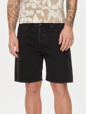 Jack&Jones Szorty jeansowe Chris Cooper 12252866 Czarny Relaxed Fit