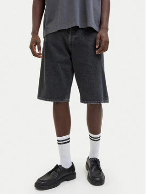 Jack&Jones Szorty jeansowe Iron 12278463 Czarny Baggy Fit