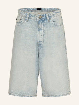 Jack&Jones Szorty Jeansowe Jjiron Jjoriginal Extra Baggy Fit blau