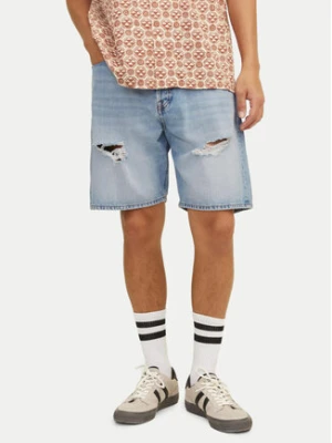 Jack & Jones Szorty jeansowe Jjitony 12252653 Niebieski Loose Fit