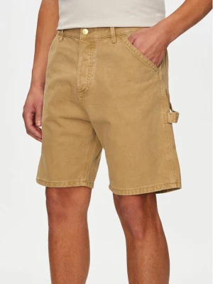 Jack & Jones Szorty jeansowe Jjitony 12252814 Brązowy Loose Fit