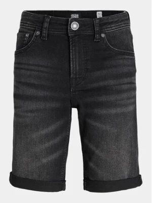 Jack&Jones Szorty jeansowe Rick 12257394 Czarny Regular Fit