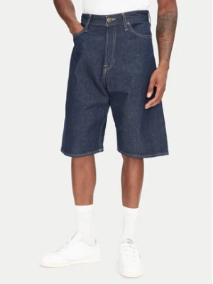 Jack&Jones Szorty jeansowe Ron 12272214 Granatowy Baggy Fit