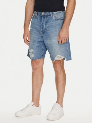 Jack & Jones Szorty jeansowe Tony Cooper 12255116 Niebieski Loose Fit