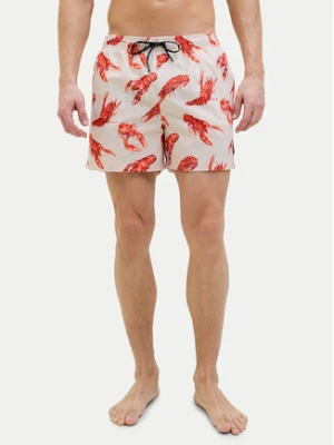 Jack&Jones Szorty kąpielowe Maui 12272809 Beżowy Regular Fit
