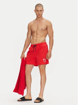 Jack&Jones Szorty kąpielowe Maui 12278729 Czerwony Regular Fit