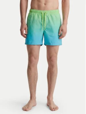 Jack & Jones Szorty kąpielowe Maui Horizon 12291438 Zielony Regular Fit