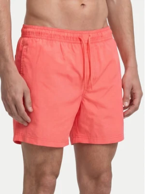 Jack & Jones Szorty kąpielowe Maui Tropic 12291385 Koralowy Regular Fit