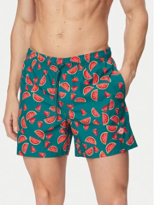 Jack & Jones Szorty kąpielowe Maui Vibes 12291426 Niebieski Regular Fit