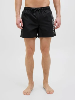 Jack & Jones Szorty kąpielowe "Maui" w kolorze czarnym rozmiar: S