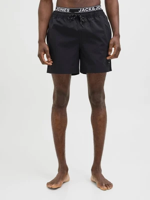 Jack & Jones Szorty kąpielowe "Maui" w kolorze czarnym rozmiar: XXL