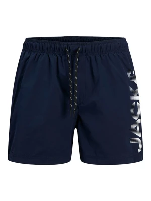 Jack & Jones Szorty kąpielowe "Maui" w kolorze granatowym rozmiar: M
