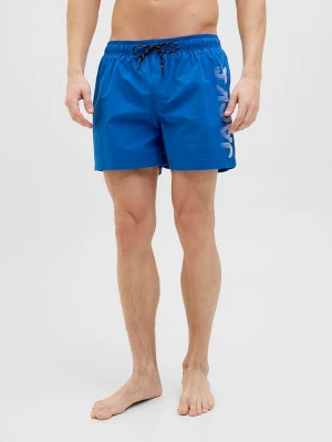Jack & Jones Szorty kąpielowe "Maui" w kolorze niebieskim rozmiar: XXL