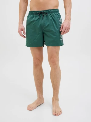 Jack & Jones Szorty kąpielowe "Maui" w kolorze zielonym rozmiar: XXL