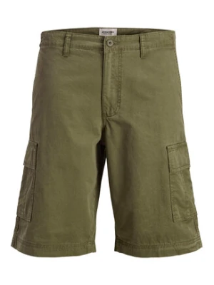 Jack & Jones Szorty materiałowe Cole 12292263 Khaki Regular Fit