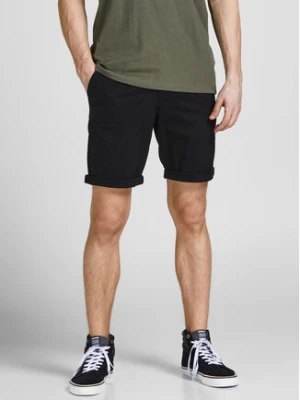 Jack&Jones Szorty materiałowe Dave 12182549 Czarny Regular Fit