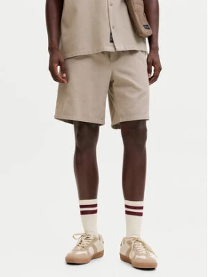 Jack & Jones Szorty materiałowe Jaiden 12295862 Beżowy Relaxed Fit