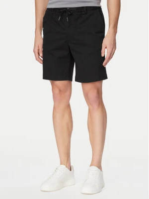 Jack & Jones Szorty materiałowe Jaiden Rocco 12292831 Czarny Regular Fit
