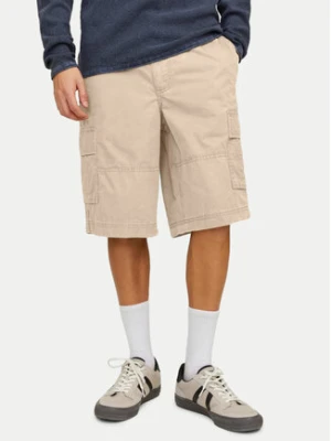 Jack & Jones Szorty materiałowe Jpstcole 12253222 Beżowy Loose Fit