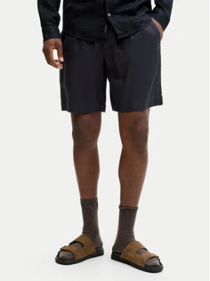Jack & Jones Szorty materiałowe St. Bill 12253134 Czarny Wide Leg