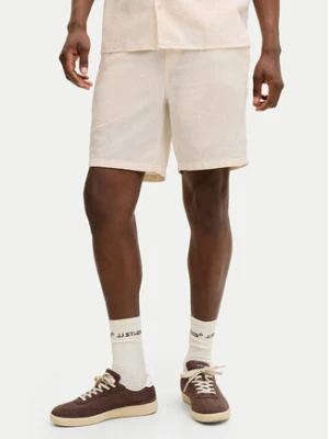 Jack & Jones Szorty materiałowe St.Jaiden 12293471 Kremowy Relaxed Fit