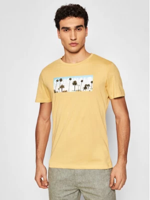 Jack&Jones T-Shirt Azure 12189032 Żółty Regular Fit