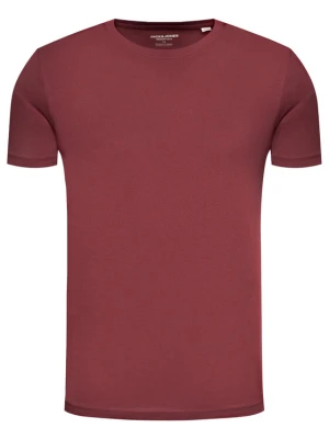 Jack & Jones T-Shirt Basic 12156101 Bordowy Slim Fit