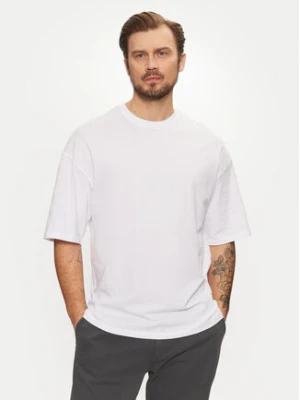 Jack&Jones T-Shirt Charge 12259975 Biały Oversize