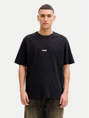 Jack & Jones T-Shirt Club 12289842 Czarny Relaxed Fit