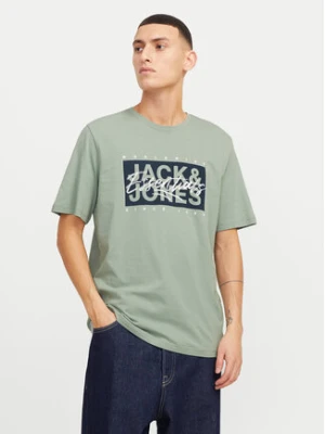 Jack&Jones T-Shirt Colton 12268439 Zielony Standard Fit