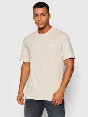 Jack&Jones T-Shirt Comfort Photo 12205952 Beżowy Relaxed Fit