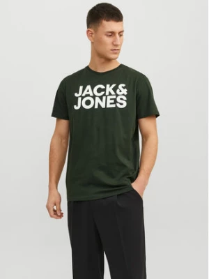 Jack&Jones T-Shirt Corp 12151955 Zielony Standard Fit