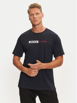 Jack&Jones T-Shirt Corp 12233999 Granatowy Standard Fit