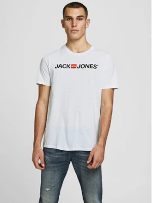 Jack&Jones T-Shirt Corp Logo 12137126 Biały Slim Fit