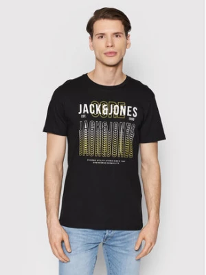 Jack&Jones T-Shirt Cyber 12200225 Czarny Regular Fit