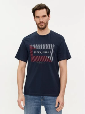 Jack&Jones T-Shirt Cyrus 12247810 Granatowy Standard Fit