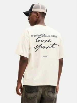 Jack & Jones T-Shirt Dust 12292982 Żółty Loose Leg