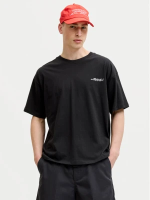 Jack & Jones T-Shirt Eterna 12295544 Czarny Loose Fit