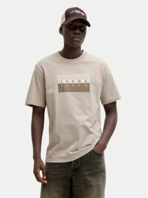 Jack & Jones T-Shirt Fusion 12289863 Szary Regular Fit