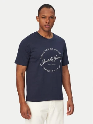 Jack & Jones T-Shirt Grayson 12288377 Niebieski Regular Fit