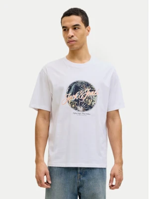 Jack & Jones T-Shirt Honolulu 12288088 Biały Regular Fit