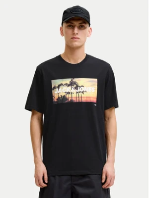 Jack & Jones T-Shirt Indiana Tee 12288112 Czarny Regular Fit