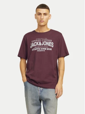 Jack&Jones T-Shirt Jeans 12256779 Czerwony Standard Fit