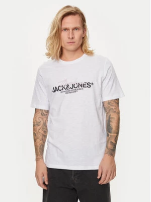 Jack&Jones T-Shirt Joraruba 12255452 Biały Standard Fit